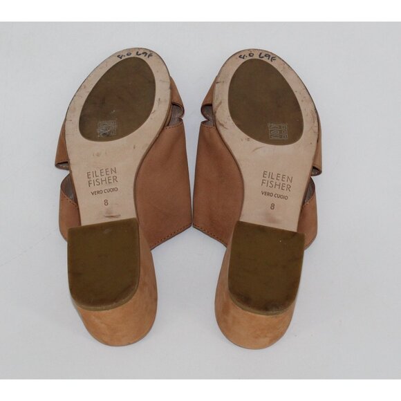 Eileen Fisher Tan Sandals Size 8 - Picture 5 of 6
